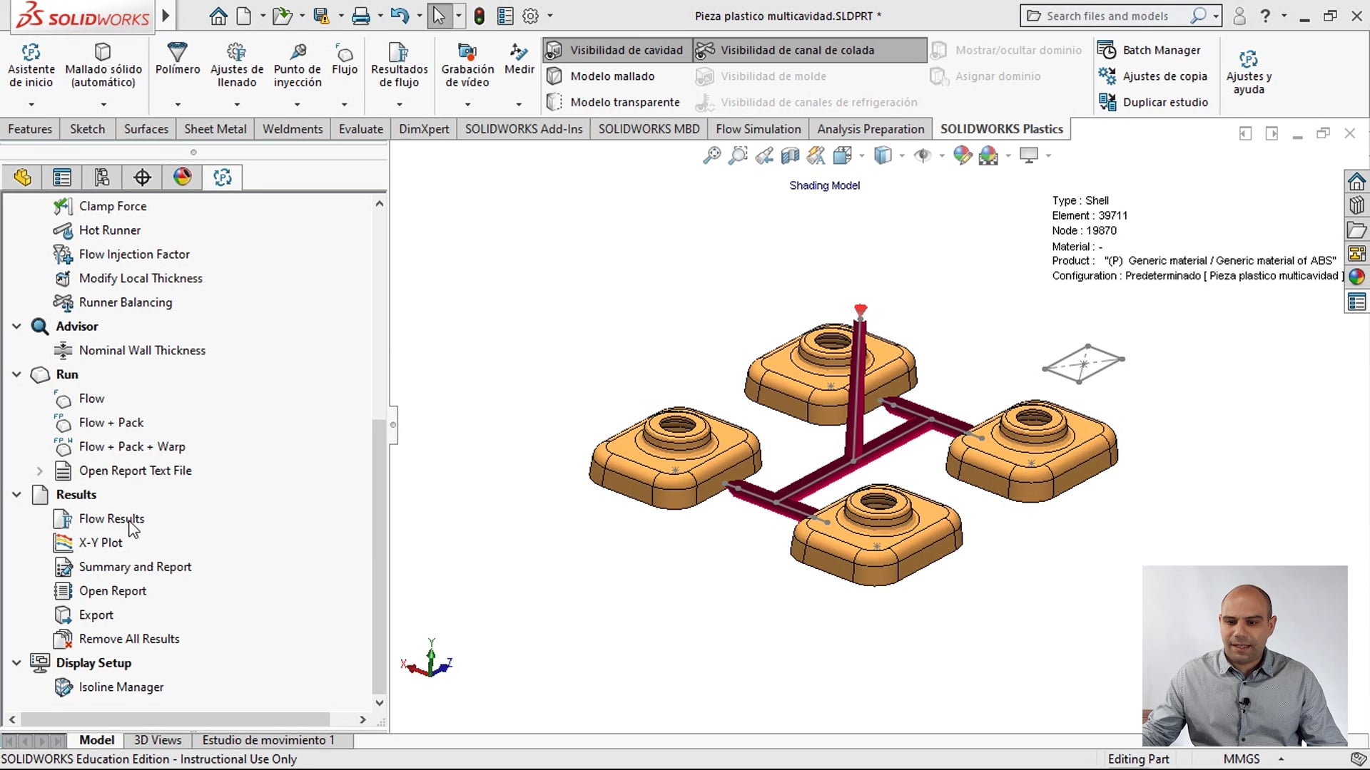Inyección de plásticos con Solidworks – Clase N° 3