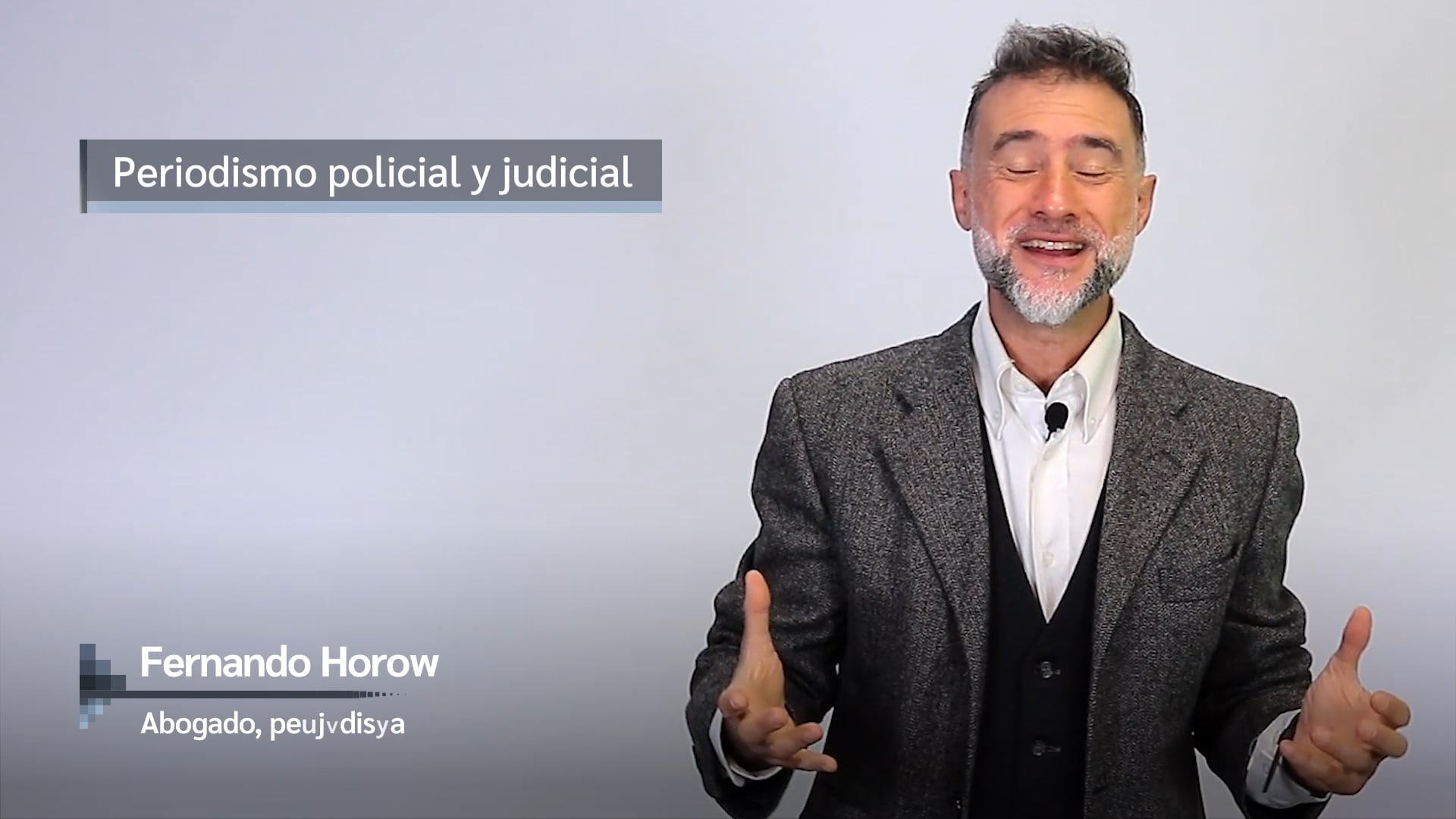 Periodismo Policial y Judicial – Clase N° 1