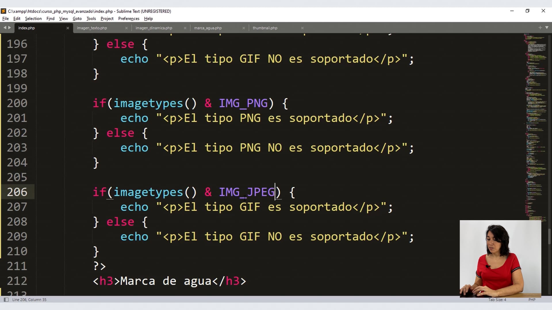 Programación con PHP y MySQL – Nivel Avanzado – Clase N° 6
