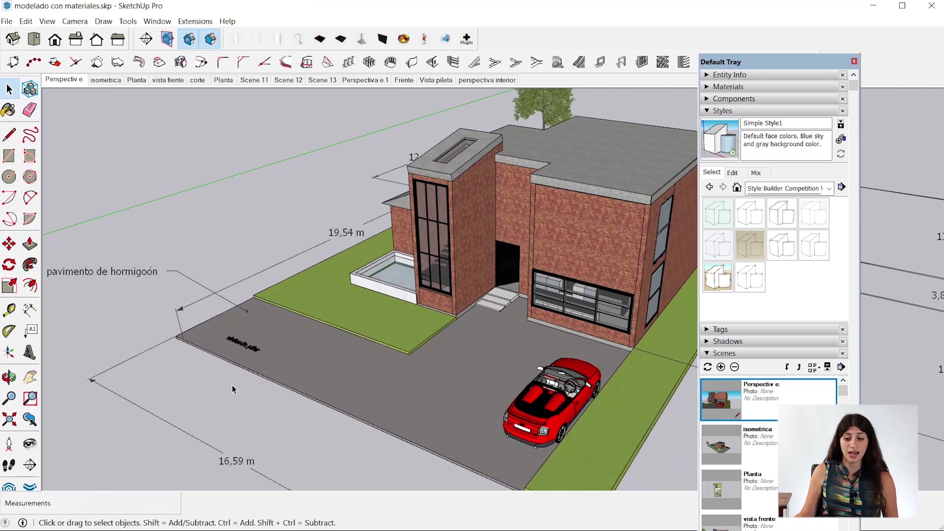 Diseño 2D y 3D con Sketchup – Clase N° 17