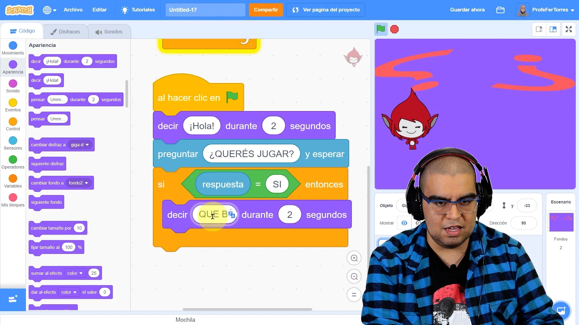 Programación Kids Nivel 2 – Clase N° 6