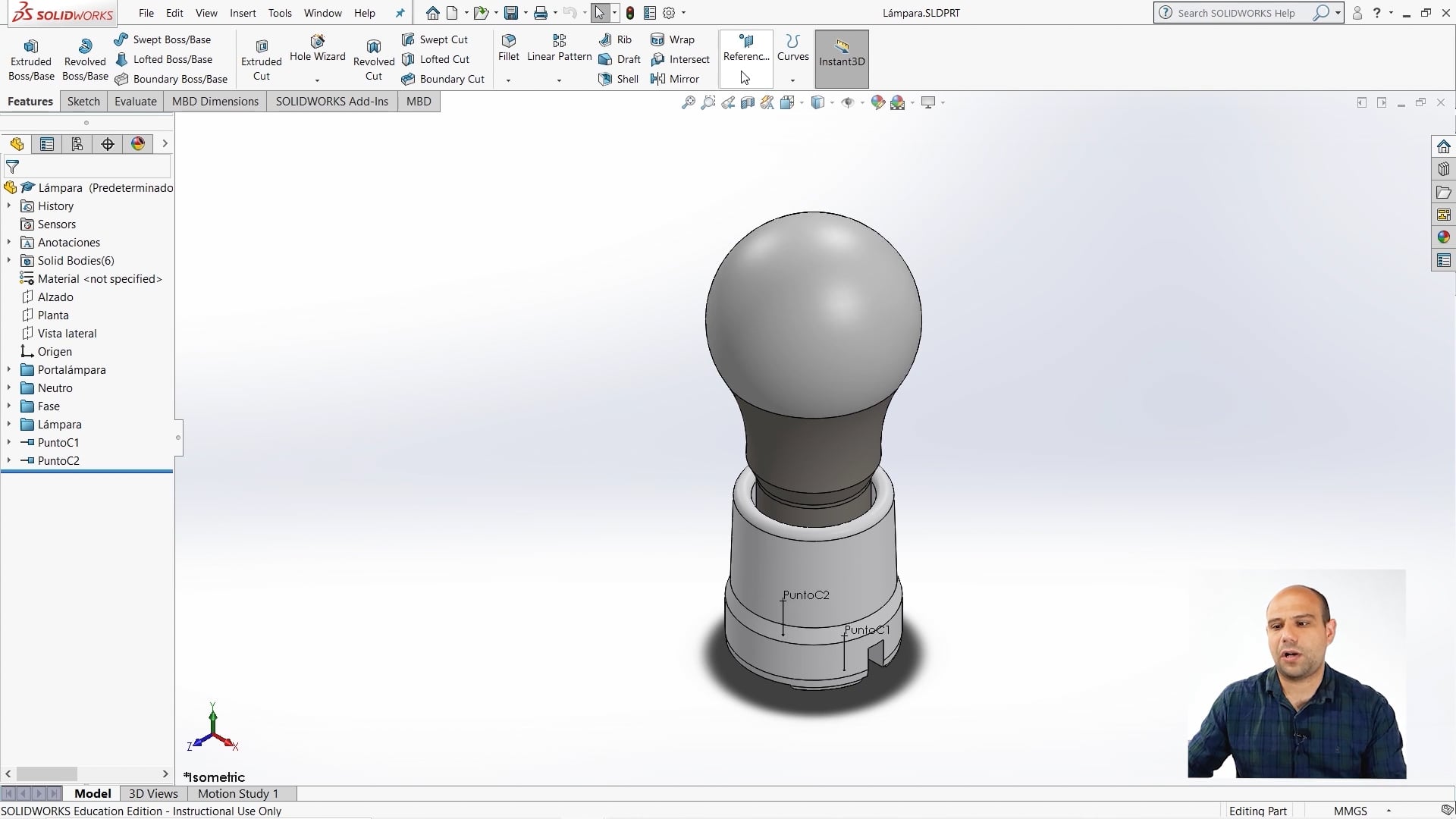 Instalaciones eléctricas 3D con solidworks – Clase N° 7