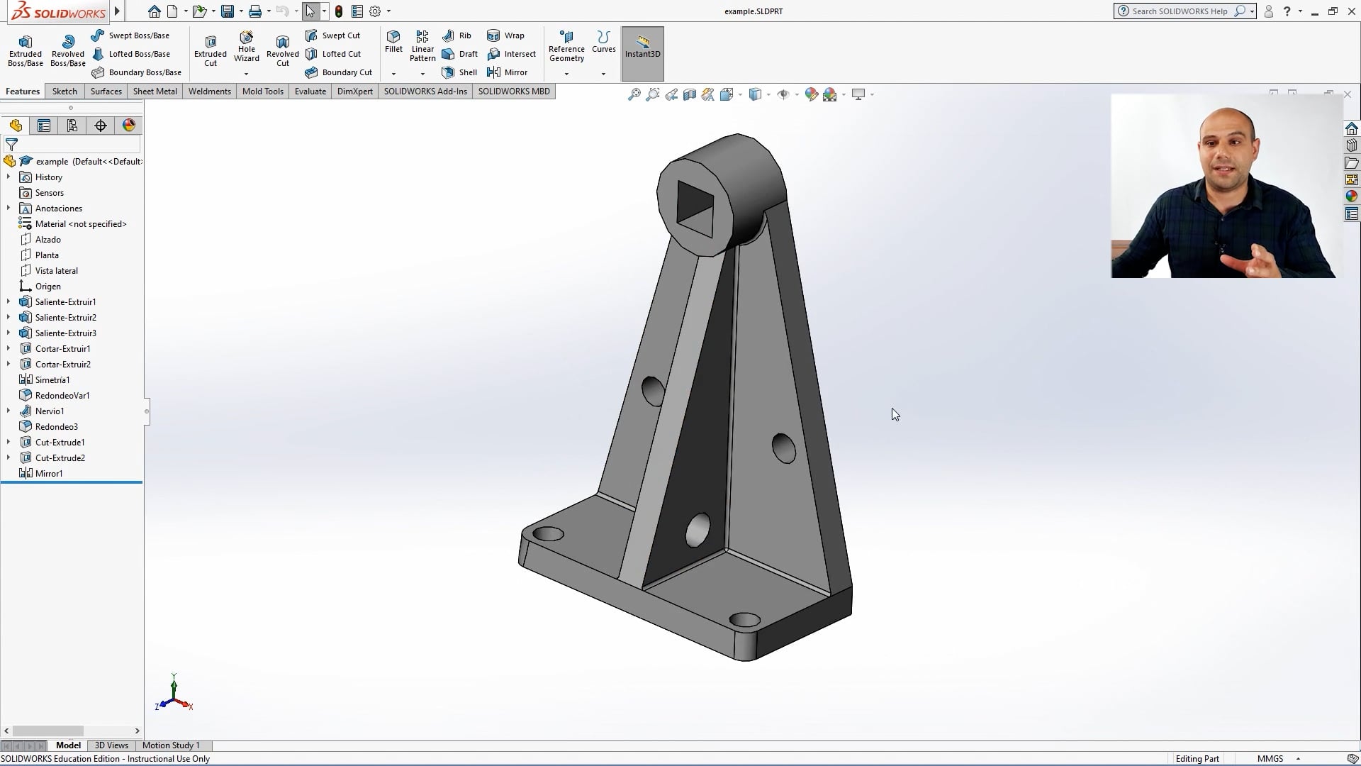Diseño y Modelado Mecánico 3D con Solidworks – Clase N° 17