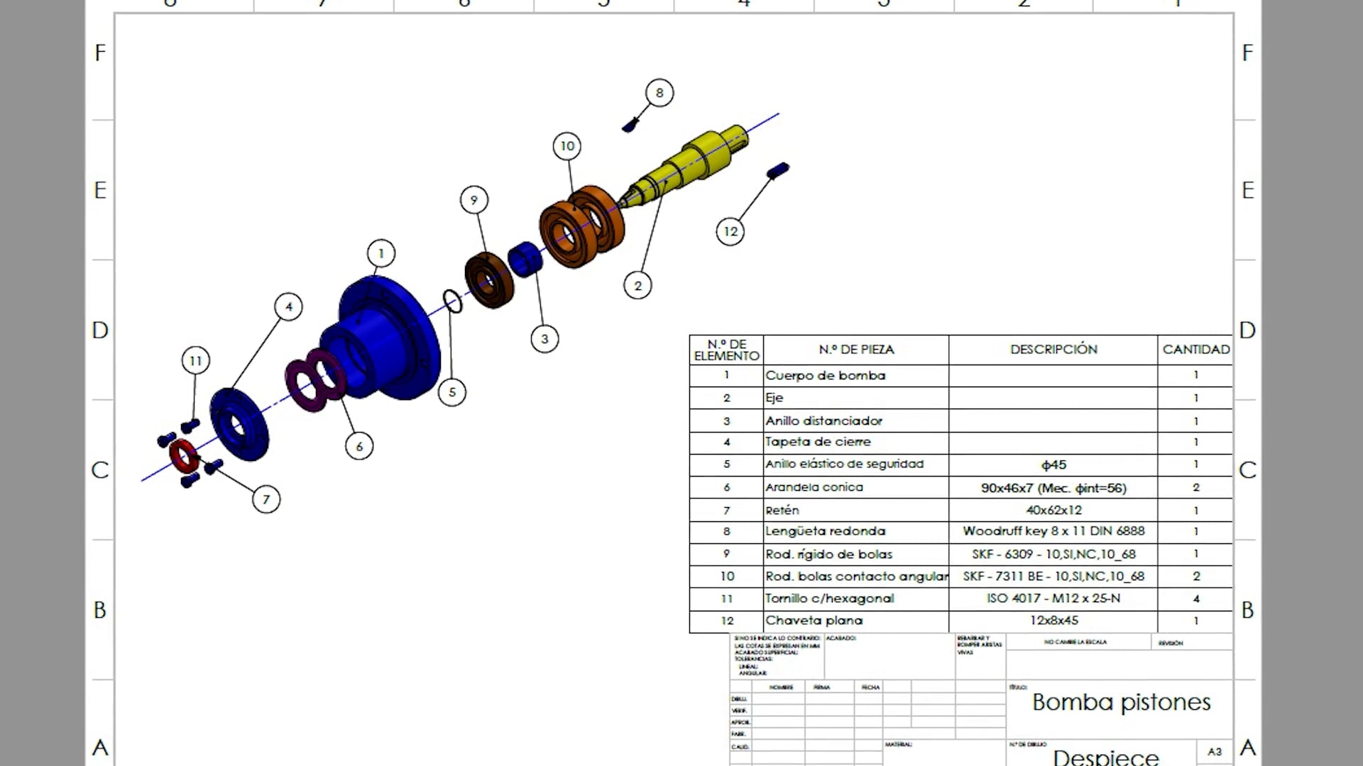 Diseño y Modelado Mecánico 3D con Solidworks – Clase N° 24