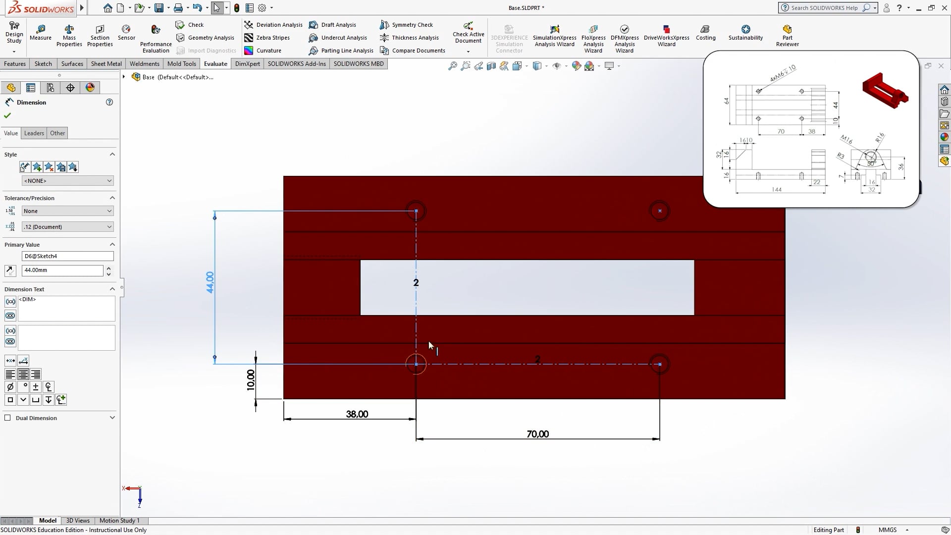 Diseño y Modelado Mecánico 3D con Solidworks – Clase N° 26