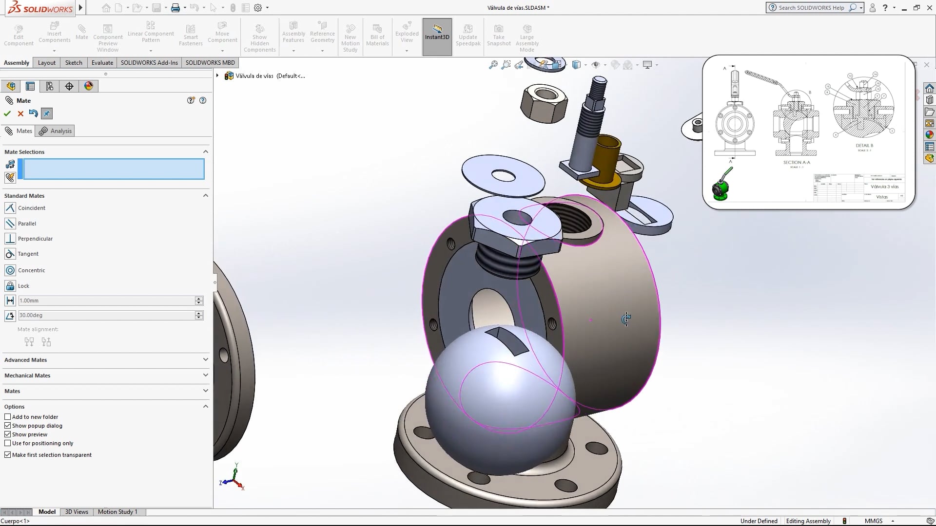 Diseño y Modelado Mecánico 3D con Solidworks – Clase N° 31