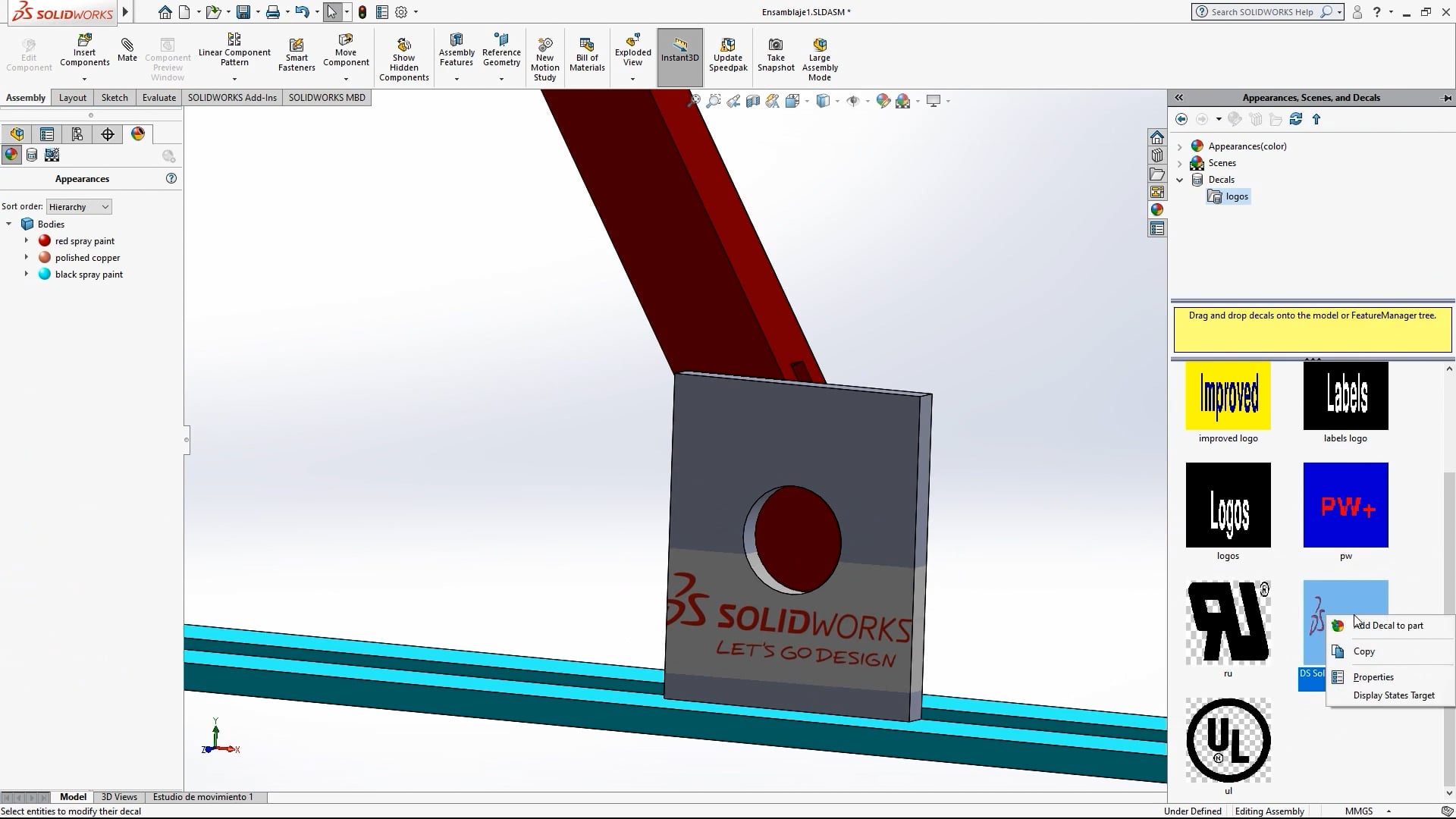 Diseño y Modelado Mecánico 3D con Solidworks – Clase N° 38